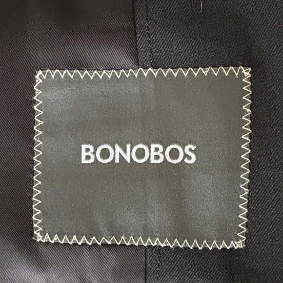 Bonobos Marzotto Italian Wool Slim Fit Blazer in Navy Two Button Close Size 38S - Picture 2 of 12